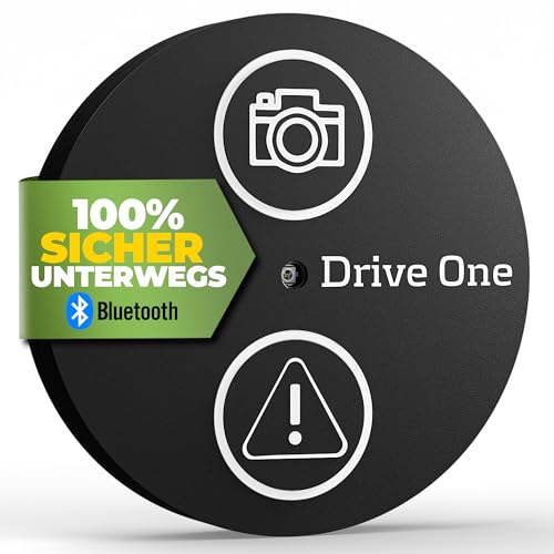 Needit Drive One - Detector de radares de radar: advierte de los rayos y los peligros en el tráfico en carretera en tiempo real, automáticamente activo después de la conexión con el smartphone a través de