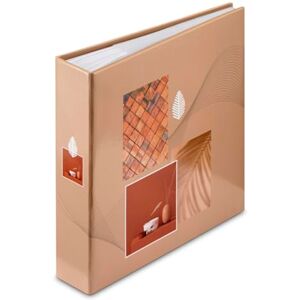 Hama Álbum de fotos (200 fotos, 10 x 15 cm, 100 páginas, formato 22,5 x 22 cm, funda para tarjeta de memoria, diseño Zen), color terracota Hama Álbum de fotos (200 fotos, 10 x 15 cm, 100 páginas, formato 22,5 x 22 cm, funda para tarjeta de memoria, diseño Zen), color terracota