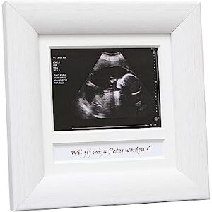 Deknudt Frames S54SEN-10.0X10.0 Marco de Foto de ecografía con Texto en holandés (Madera, 14,4 x 14,4 x 1,5 cm), Color Blanco Deknudt Frames S54SEN-10.0X10.0 Marco de Foto de ecografía con Texto en holandés (Madera, 14,4 x 14,4 x 1,5 cm), Color Blanco