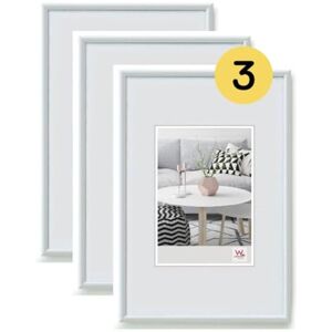 walther design Marco de fotos blanco paquete de 3 de 20 x 30 cm, Marco de plástico Galeria walther design Marco de fotos blanco paquete de 3 de 20 x 30 cm, Marco de plástico Galeria