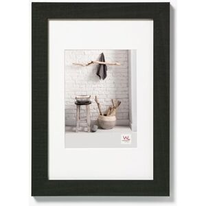 walther design Marco de Fotos Negro 15 x 20 cm con passepartout, Marco de Madera Home walther design Marco de Fotos Negro 15 x 20 cm con passepartout, Marco de Madera Home