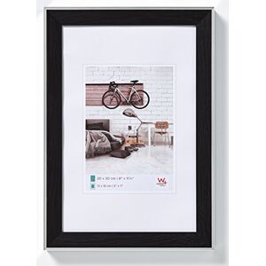 walther design Marco de Fotos Negro 50 x 70 cm con Borde Exterior Plateado, Bohemian walther design Marco de Fotos Negro 50 x 70 cm con Borde Exterior Plateado, Bohemian