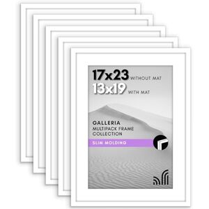 Americanflat Galleria Juego de 5 marcos para fotos de 43,2 x 58,4 cm con plexiglás pulido, marco de 33,0 x 48,3 cm con paspartú o de 43,2 x 58,4 cm sin, para exhibición en pared, blanco Americanflat Galleria Juego de 5 marcos para fotos de 43,2 x 58,4 cm con plexiglás pulido, marco de 33,0 x 48,3 cm con paspartú o de 43,2 x 58,4 cm sin, para exhibición en pared, blanco