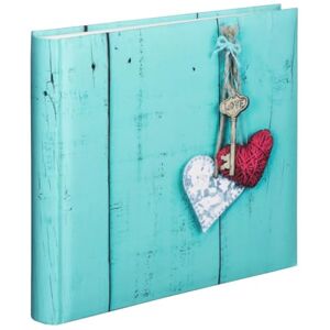 Hama Rustico Jumbo Álbum de Fotos (30 x 30 cm), 100 páginas Blancas (50 Hojas), para 400 Fotos en Formato de 10 x 15 cm, diseño de Llave de Amor Hama Rustico Jumbo Álbum de Fotos (30 x 30 cm), 100 páginas Blancas (50 Hojas), para 400 Fotos en Formato de 10 x 15 cm, diseño de Llave de Amor