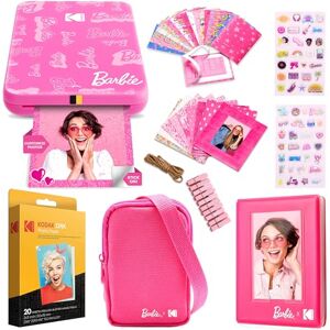 Kodak x Barbie Step Slim Impresora Móvil Inalámbrica – Paquete de Regalo Estilo de Firma + Estuche de Cámara, Álbum de Fotos, Pegatinas, Marcos Colgantes, 50 Pegatinas y Papel Zink (20 Hojas) Kodak x Barbie Step Slim Impresora Móvil Inalámbrica – Paquete de Regalo Estilo de Firma + Estuche de Cámara, Álbum de Fotos, Pegatinas, Marcos Colgantes, 50 Pegatinas y Papel Zink (20 Hojas)
