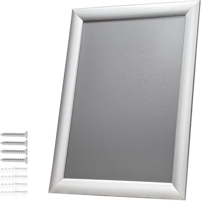 Albyco Marco de Aluminio con Cambio de Click Sistema Easy-Click, Formato A3 (29,7 x 42cm) Marco para Cuadros, Portafotos Ancho de lista 25 mm Aluminio Metal Albyco Marco de Aluminio con Cambio de Click Sistema Easy-Click, Formato A3 (29,7 x 42cm) Marco para Cuadros, Portafotos Ancho de lista 25 mm Aluminio Metal