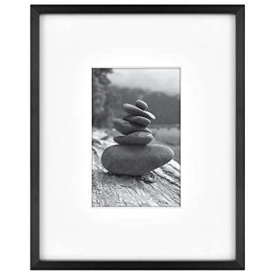 MCS Gallery Marco de pared (20,3 x 25,4 cm, acabado mate a 10,16 x 15,24 cm), color negro MCS Gallery Marco de pared (20,3 x 25,4 cm, acabado mate a 10,16 x 15,24 cm), color negro