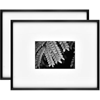 MCS Foundry Marco de pared de metal negro mate a 5 x 7 pulgadas (paquete de 2) MCS Foundry Marco de pared de metal negro mate a 5 x 7 pulgadas (paquete de 2)