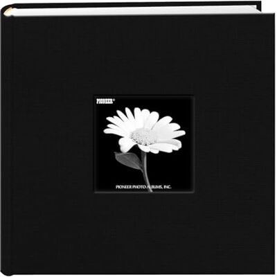 Pioneer Álbum de Fotos con Marco de Tela, 200 Bolsillos para Fotos de 10 x 15 cm, Negro Profundo Pioneer Álbum de Fotos con Marco de Tela, 200 Bolsillos para Fotos de 10 x 15 cm, Negro Profundo