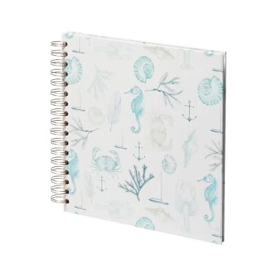 Rössler Álbum de fotos Mar y amor, 60 páginas Álbum de fotos para personalizar, de 23 x 23 cm, con 60 páginas blancas y encuadernación Wire-O Rössler Álbum de fotos Mar y amor, 60 páginas Álbum de fotos para personalizar, de 23 x 23 cm, con 60 páginas blancas y encuadernación Wire-O
