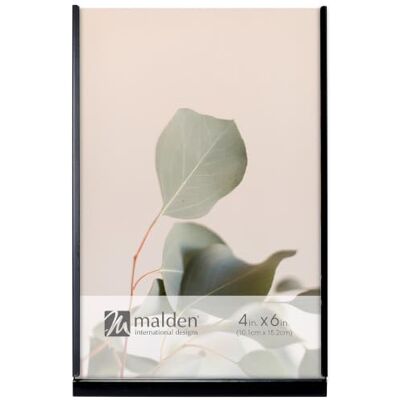 Malden Internacional diseños Vida Moderna del Milenio Mate Metal Marco de Fotos, 4 x 6, Negro, 4 x 6 Pulgadas Malden Internacional diseños Vida Moderna del Milenio Mate Metal Marco de Fotos, 4 x 6, Negro, 4 x 6 Pulgadas