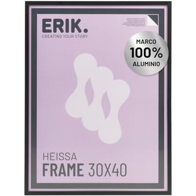 Grupo Erik Marco 30x40 negro Marco aluminio negro Marco de fotos 30x40 cm Marcos para cuadros 30x40 / Marcos de fotos pared Decoracion hogar (Accesorios de montaje incluidos) Grupo Erik Marco 30x40 negro Marco aluminio negro Marco de fotos 30x40 cm Marcos para cuadros 30x40 / Marcos de fotos pared Decoracion hogar (Accesorios de montaje incluidos)