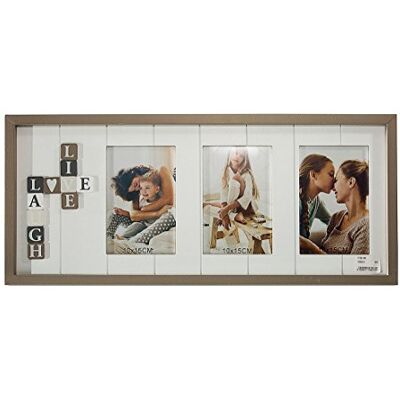 Eurofirany eurof irany Dr/Dream/Memoria/01 Photo Frame, Madera, White, 49 x 21 x 1 cm Eurofirany eurof irany Dr/Dream/Memoria/01 Photo Frame, Madera, White, 49 x 21 x 1 cm