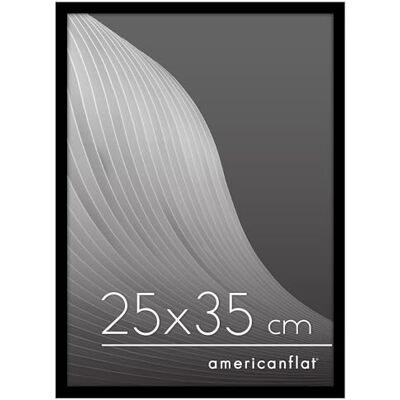Americanflat Marco para Fotos 25x35 cm en Negro Marco de Fotos de Moldura Fina con Cristal Irrompible y Accesorios para Colgar Visualización Horizontal o Vertical Americanflat Marco para Fotos 25x35 cm en Negro Marco de Fotos de Moldura Fina con Cristal Irrompible y Accesorios para Colgar Visualización Horizontal o Vertical