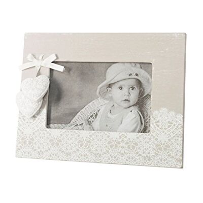Eurofirany eurof irany Dr/merleto/Memoria/2 Photo Frame, MDF, Beige, 22 x 17 x 2 cm Eurofirany eurof irany Dr/merleto/Memoria/2 Photo Frame, MDF, Beige, 22 x 17 x 2 cm