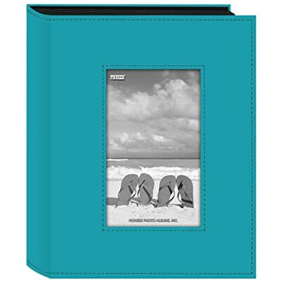 Pioneer Álbum de Fotos con Marco Cosido de 7 x 9 Pulgadas, 200 Bolsillos, Color Azul Brillante Pioneer Álbum de Fotos con Marco Cosido de 7 x 9 Pulgadas, 200 Bolsillos, Color Azul Brillante