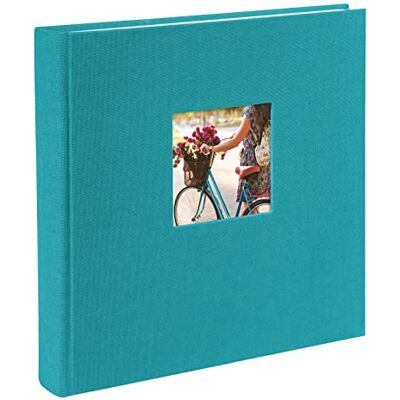 Goldbuch Bella Vista – Álbum de fotos, 60 páginas con pergamino, turquesa, 25 x 25 cm Goldbuch Bella Vista – Álbum de fotos, 60 páginas con pergamino, turquesa, 25 x 25 cm