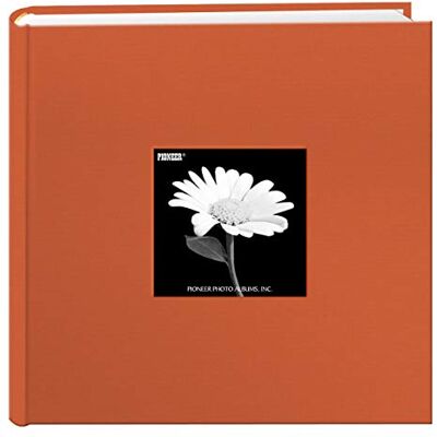 Pioneer Álbum de Fotos con Marco de Tela, 200 Bolsillos para Fotos de 10 x 15 cm, Naranja Mandarina Pioneer Álbum de Fotos con Marco de Tela, 200 Bolsillos para Fotos de 10 x 15 cm, Naranja Mandarina