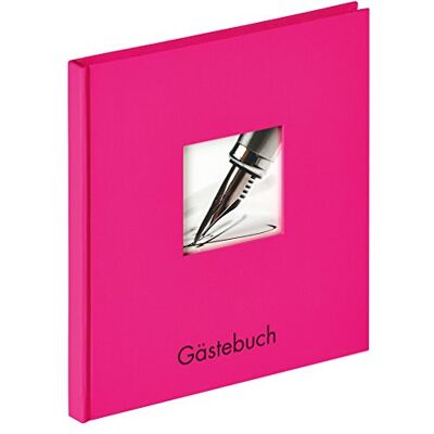walther design Libro de visitas rosa 23 x 25 cm con recorte de cubierta y relieve, Fun walther design Libro de visitas rosa 23 x 25 cm con recorte de cubierta y relieve, Fun
