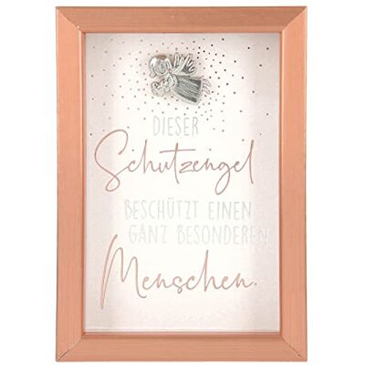 Depesche Marco de fotos con cumplido, pequeño marco decorativo con texto en alemán (8,4 x 5,8 x 1,9 cm, ideal como regalo o pequeña atención) Depesche Marco de fotos con cumplido, pequeño marco decorativo con texto en alemán (8,4 x 5,8 x 1,9 cm, ideal como regalo o pequeña atención)