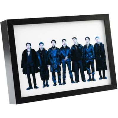 Grupo Erik Cuadro BTS K-Pop Marco Decorativo con Luz LED Grupo Erik Cuadro BTS K-Pop Marco Decorativo con Luz LED