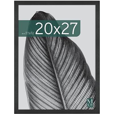 MCS Studio Gallery 51x68,5 cm Marco de Madera Negra, Vertical y Horizontal, Para Colgar en la Pared, Portarertrato Grande para Fotos, Cuadro para Posters y Pinturas (Pack de 1) MCS Studio Gallery 51x68,5 cm Marco de Madera Negra, Vertical y Horizontal, Para Colgar en la Pared, Portarertrato Grande para Fotos, Cuadro para Posters y Pinturas (Pack de 1)