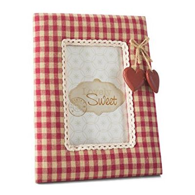 Eurofirany eurof irany Dr/Rosso/Memoria/2 Photo Frame, MDF, Red, 18 x 23 x 2 cm Eurofirany eurof irany Dr/Rosso/Memoria/2 Photo Frame, MDF, Red, 18 x 23 x 2 cm