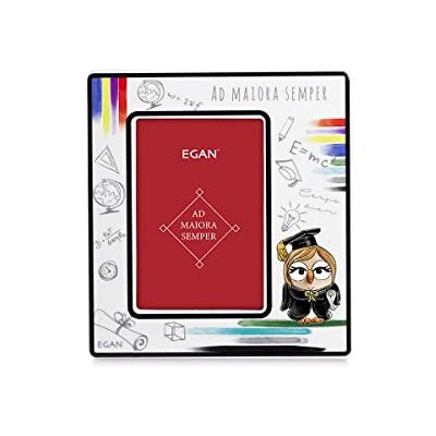 Marco de Fotos Laurea de Egan - Cerámica Multicolor 13x12 cm Marco de Fotos Laurea de Egan - Cerámica Multicolor 13x12 cm