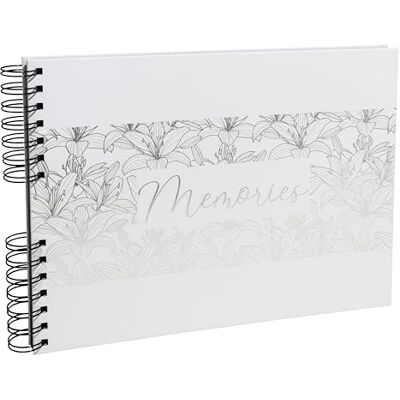 Exacompta Ref. Álbum de fotos con encuadernación en espiral TITANE 50 páginas negras 150 fotos formato 32 x 22 cm Cubierta de papel laminado suave Titane Coco Exacompta Ref. Álbum de fotos con encuadernación en espiral TITANE 50 páginas negras 150 fotos formato 32 x 22 cm Cubierta de papel laminado suave Titane Coco