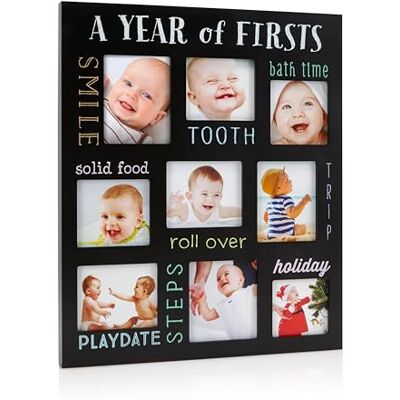 Pearhead Baby's Firsts Pizarra - Recuerdo del primer año del bebé Pearhead Baby's Firsts Pizarra - Recuerdo del primer año del bebé