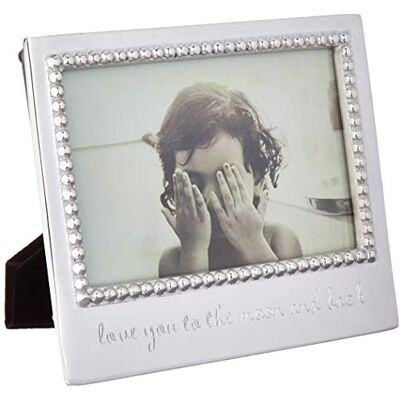 MARIPOSA Marco de fotos horizontal, plateado, 17 x 2,5 x 14,6 cm MARIPOSA Marco de fotos horizontal, plateado, 17 x 2,5 x 14,6 cm