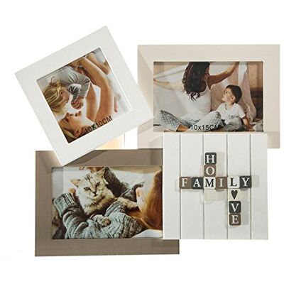 Eurofirany eurof irany Dr/Dream/Memoria/03 Photo Frame, Madera, White, 33 x 28 x 2 cm Eurofirany eurof irany Dr/Dream/Memoria/03 Photo Frame, Madera, White, 33 x 28 x 2 cm