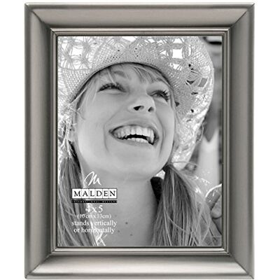Malden International Designs Concourse Pewter Metal Picture Frame, 4x5, Silver Malden International Designs Concourse Pewter Metal Picture Frame, 4x5, Silver