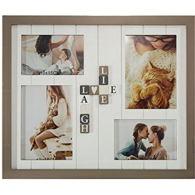 Eurofirany eurof irany Dr/Dream/Memoria/02 Photo Frame, Madera, White, 42 x 35 x 1 cm Eurofirany eurof irany Dr/Dream/Memoria/02 Photo Frame, Madera, White, 42 x 35 x 1 cm