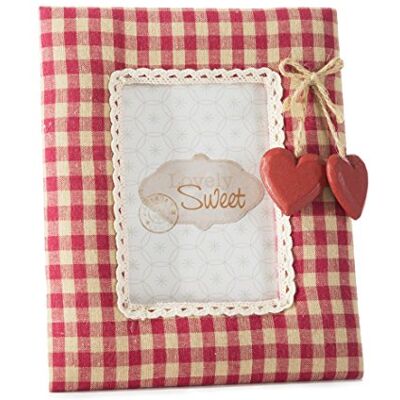 Eurofirany eurof irany Dr/Rosso/Memoria/1 Photo Frame, MDF, Red, 16 x 19 x 2 cm Eurofirany eurof irany Dr/Rosso/Memoria/1 Photo Frame, MDF, Red, 16 x 19 x 2 cm