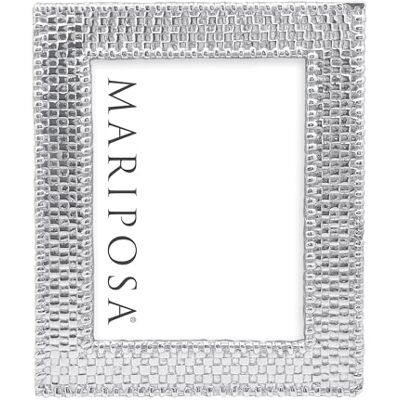 MARIPOSA Marco de fotos, plateado, 12,7 x 17,8 cm MARIPOSA Marco de fotos, plateado, 12,7 x 17,8 cm