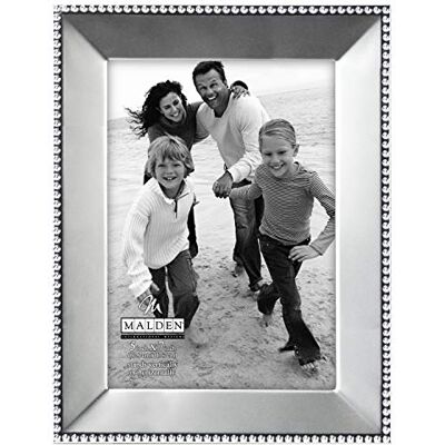 Malden Carpa Bead níquel Satinado Marco de Fotos Malden Carpa Bead níquel Satinado Marco de Fotos