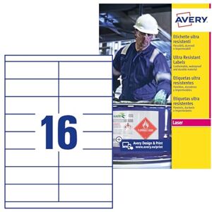 Avery España Caja de 800 etiquetas para uso industrial Avery España Caja de 800 etiquetas para uso industrial