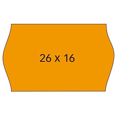 APLI Pack de 6 rollos para etiquetadora, color naranja APLI Pack de 6 rollos para etiquetadora, color naranja