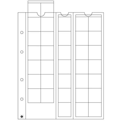 Leuchtturm Envoltorios para Monedas Optima 27, 35 Compartimentos Transparentes para Monedas de hasta 27 mm de diámetro Paquete de 5 Leuchtturm Envoltorios para Monedas Optima 27, 35 Compartimentos Transparentes para Monedas de hasta 27 mm de diámetro Paquete de 5