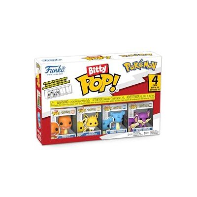 Funko Bitty Pop! 4 Pack: Pokemon Charmander, Jolteon, Lapras, Rattata Funko Bitty Pop! 4 Pack: Pokemon Charmander, Jolteon, Lapras, Rattata
