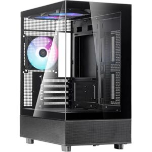 Silverstone SST-LD04-B-ARGB Lucid Serie Lucid 04 Chasis Micro-ATX panorámico con un Impresionante Campo de visión de 270º, Negro Silverstone SST-LD04-B-ARGB Lucid Serie Lucid 04 Chasis Micro-ATX panorámico con un Impresionante Campo de visión de 270º, Negro