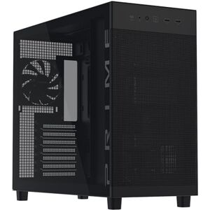 Asus Prime AP303 Chasis ATX con Panel de Vidrio Templado (Compatible con GPU de 360mm, Compatible con radiadores de 360mm, Soporte para gráfica, USB Tipo-C, Cabezal E/S Frontal unificado) Negro Asus Prime AP303 Chasis ATX con Panel de Vidrio Templado (Compatible con GPU de 360mm, Compatible con radiadores de 360mm, Soporte para gráfica, USB Tipo-C, Cabezal E/S Frontal unificado) Negro
