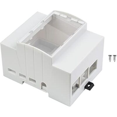 Waveshare Estuche de Riel DIN para Raspberry Pi 4, ABS Material, Ventana Superior Transparente, Gran Espacio Interior Permite Acomodar un Complemento Adicional como PoE Hat (D), RS485 Can Hat, etc. Waveshare Estuche de Riel DIN para Raspberry Pi 4, ABS Material, Ventana Superior Transparente, Gran Espacio Interior Permite Acomodar un Complemento Adicional como PoE Hat (D), RS485 Can Hat, etc.