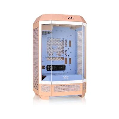 Thermaltake The Tower 300 Micro Tower m-ATX Octogonal 2 Ventiladores de 140mm Preinstalados Ventilación Vertical Compatible con Radiador de 420mm y hasta 8 Ventiladores Peach Fuzz Thermaltake The Tower 300 Micro Tower m-ATX Octogonal 2 Ventiladores de 140mm Preinstalados Ventilación Vertical Compatible con Radiador de 420mm y hasta 8 Ventiladores Peach Fuzz