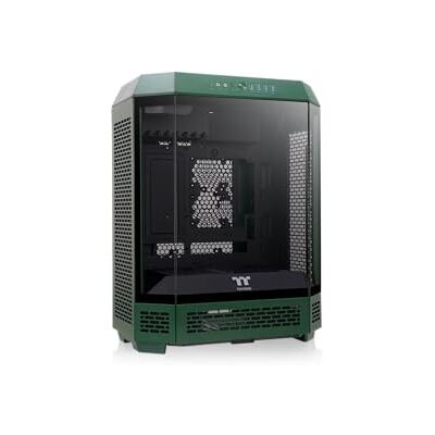 Thermaltake The Tower 600 Mid Tower ATX Octogonal 2 Ventiladores de 140mm Preinstalados Ventilación Vertical Compatible con Radiador de 420mm y hasta 13 Ventiladores Verde Racing Thermaltake The Tower 600 Mid Tower ATX Octogonal 2 Ventiladores de 140mm Preinstalados Ventilación Vertical Compatible con Radiador de 420mm y hasta 13 Ventiladores Verde Racing