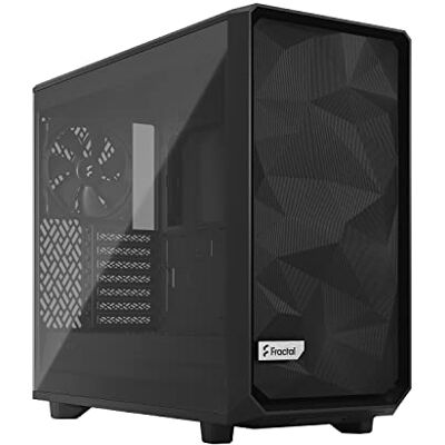 Fractal Design Meshify 2 Lite Black Light Tinted Tempered Glass , ATX Mid Tower Computer Case Fractal Design Meshify 2 Lite Black Light Tinted Tempered Glass , ATX Mid Tower Computer Case