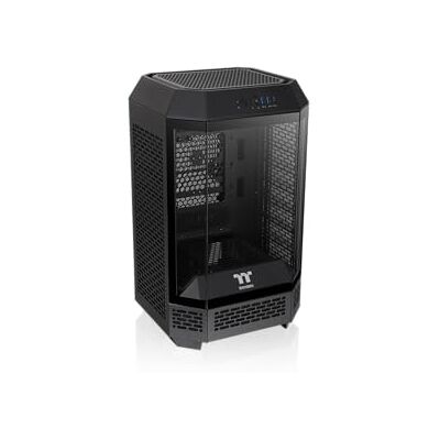 Thermaltake The Tower 250 Mini Torre Mini-ITX Octogonal 2 Ventiladores CT120 Preinstalados Cristal Templado y Alto Flujo de Aire Compatible con AIO de 360mm Negro Thermaltake The Tower 250 Mini Torre Mini-ITX Octogonal 2 Ventiladores CT120 Preinstalados Cristal Templado y Alto Flujo de Aire Compatible con AIO de 360mm Negro