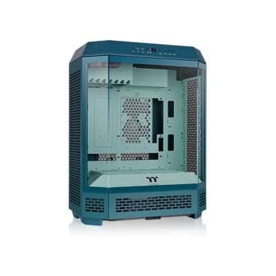 Thermaltake The Tower 600 Mid Tower ATX Octogonal 2 Ventiladores de 140mm Preinstalados Ventilación Vertical Compatible con Radiador de 420mm y hasta 13 Ventiladores Verde Azulado Teal Thermaltake The Tower 600 Mid Tower ATX Octogonal 2 Ventiladores de 140mm Preinstalados Ventilación Vertical Compatible con Radiador de 420mm y hasta 13 Ventiladores Verde Azulado Teal