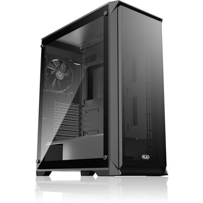 Raijintek Arcadia 41 negro, carcasa para ordenador de torre media, diseño minimalista, vidrio templado, ventilador de 4 x 120 mm preinstalado, alto flujo de aire para construir juegos silenciosos y Raijintek Arcadia 41 negro, carcasa para ordenador de torre media, diseño minimalista, vidrio templado, ventilador de 4 x 120 mm preinstalado, alto flujo de aire para construir juegos silenciosos y